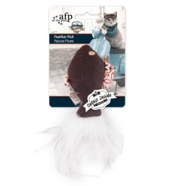 Игрушка для кошек – All for Paws Vintage Pet Feather Fish