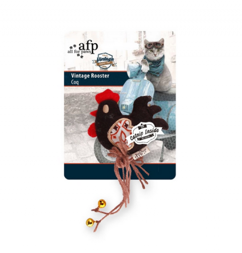 Игрушка для кошек – All for Paws Vintage Pet Vintage Rooster title=