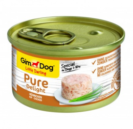 Konservi suņiem – GimDog Little Darling Pure Delight Chicken, 85 g