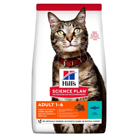 Корм для кошек – Hill&#039;s Feline Adult, Tuna, 1,5 кг title=