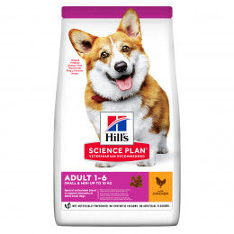 Barība suņiem - Hill&#039;s Canine Adult Small and Mini, ar vistu, 6 kg