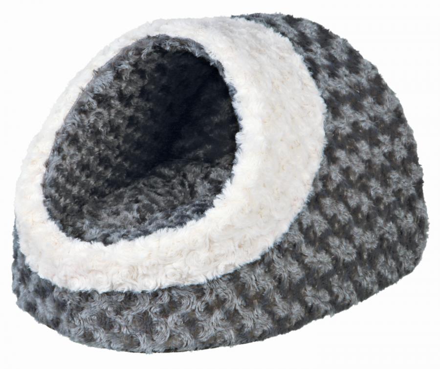 Guļvieta kaķiem – TRIXIE Kaline Cuddly Cave, 35 x 26 x 41 cm, Grey/Cream Guļvieta kaķiem – TRIXIE Kaline Cuddly Cave, 35 x 26 x 41 cm, Grey/Cream