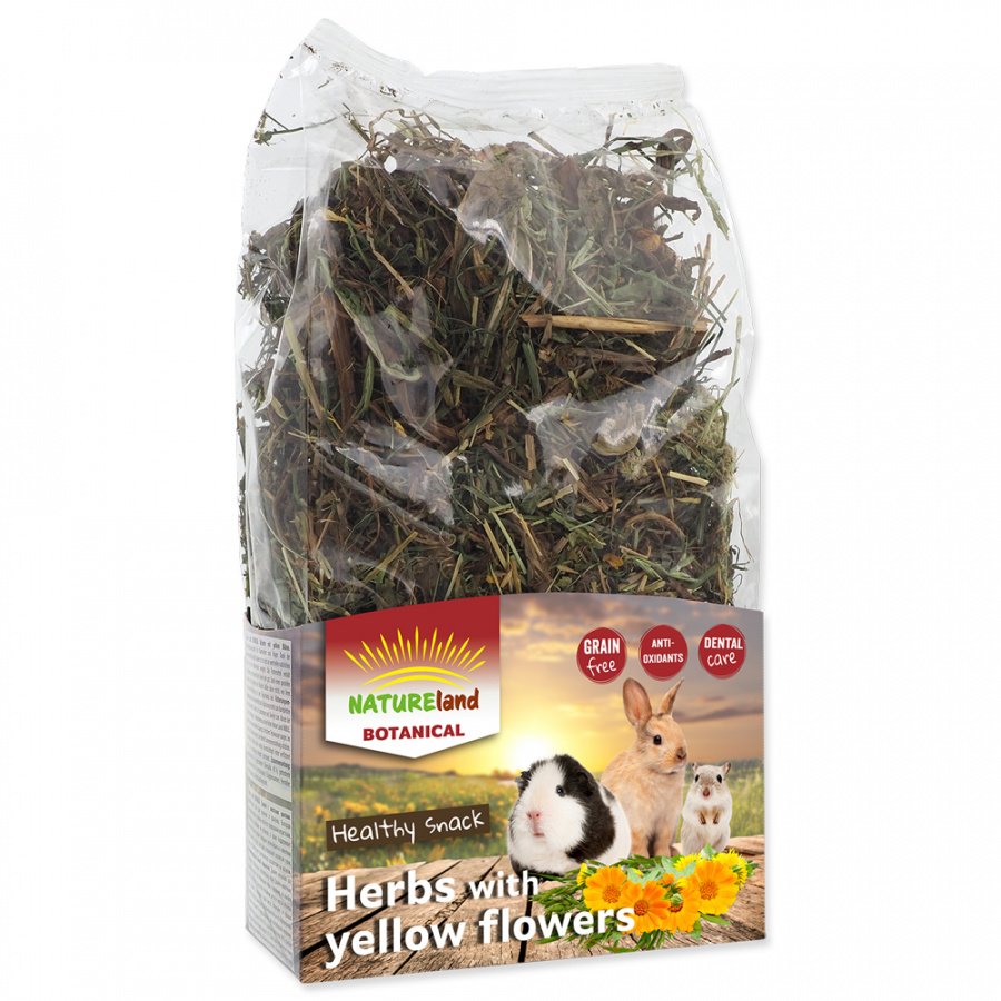 Сено для грызунов – Nature Land Botanical Herbs Yellow Blossoms, 100 г Сено для грызунов – Nature Land Botanical Herbs Yellow Blossoms, 100 г