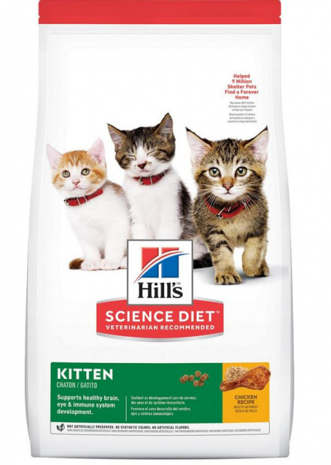 Корм для котят - Hill&#039;s Feline Kitten с курицей, 3 кг