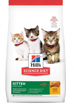 Корм для котят - Hill&#039;s Feline Kitten с курицей, 3 кг
