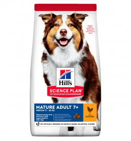 Корм для собак - Hill&#039;s Canine Mature Adult 7+ Medium Chicken, 2,5 кг