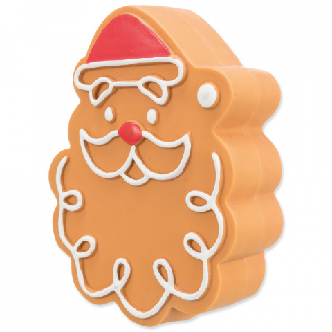Rotaļlieta suņiem – Xmas Gingerbread figures, latex, 11 cm