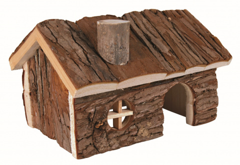 Деревянный домик для грызунов – Trixie Natural Living Hendrik house, 20 x 12 x 17 см title=