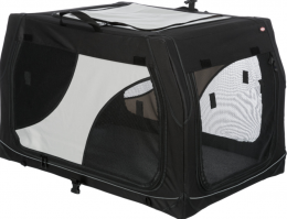 Транспортировочный бокс для животных - Trixie, Vario Mobile Kennel, S, 61 × 43 × 46 см, black/grey