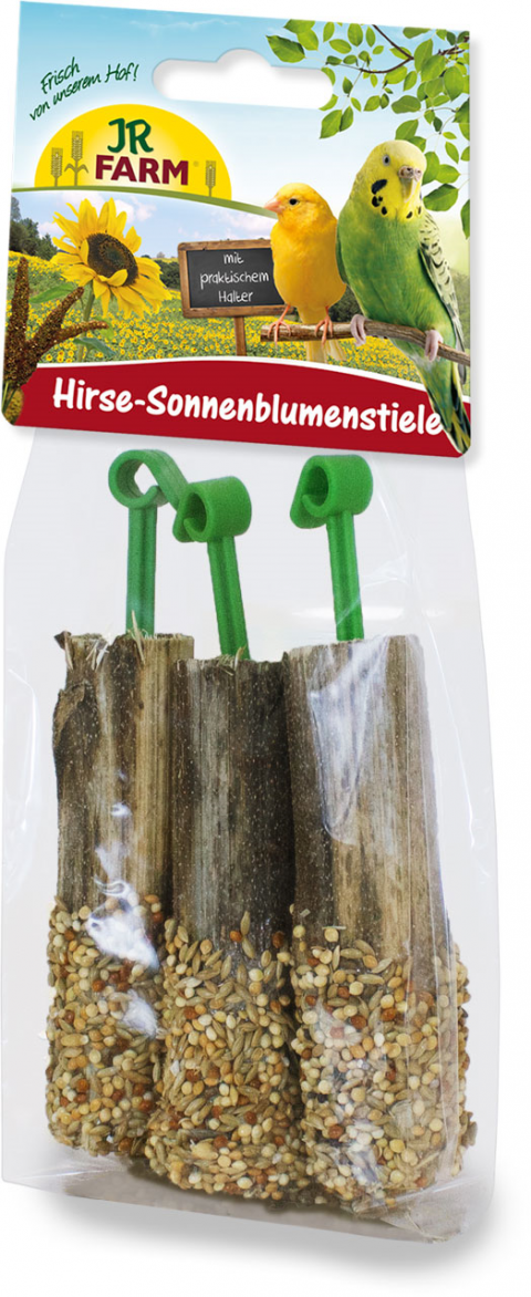 Лакомство для птиц – JR FARM Millet Sunflower stems, 20 г title=