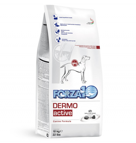 Ветеринарный корм для собак – FORZA10 ACTIVE LINE Dermo Active, 10 кг title=