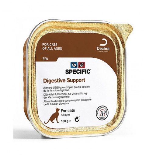 Ветеринарные консервы для кошек – Specific FIW Digestive Support, 100 г title=