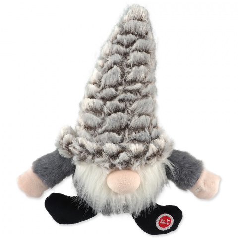 Игрушка для собак – Dog Fantasy Good&#039;s Plush Gnome, grey, 30 см title=