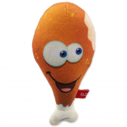 Rotaļlieta suņiem – Dog Fantasy Good&#039;s Plush Chicken Leg, 16,5 cm