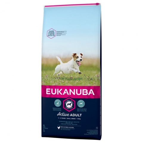 Barība suņiem - Eukanuba Adult Small Breed, 18 kg title=