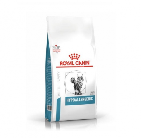 Veterinārā barība kaķiem – Royal Canin Feline Hypoallergenic, 0,4 kg  title=