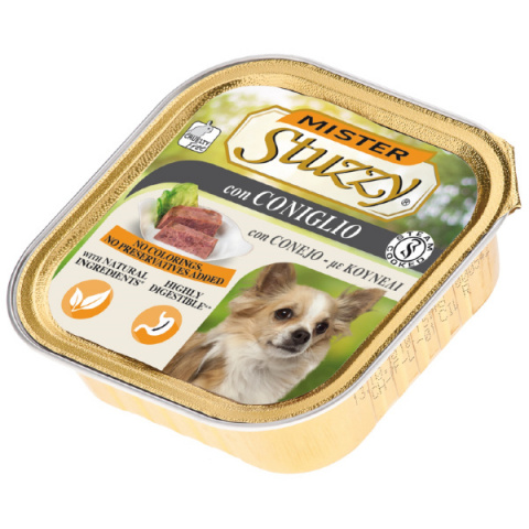 Консервы для собак - MISTER STUZZY Dog Rabbit, 150 г title=