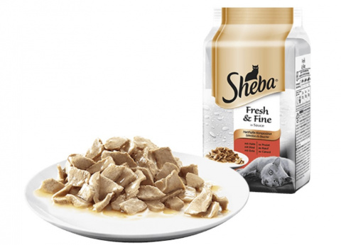 Консервы для кошек – Sheba Fresh and Fine Meat, 6 x 50 г title=