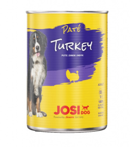 Консервы для собак - JosiDog Pate Turkey, 400 г