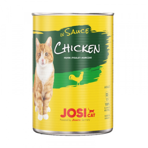 Консервы для кошек – JosiCat Chicken in sauce, 415 г title=