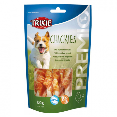 Лакомство для собак – TRIXIE Premio Chickies, 100 г title=