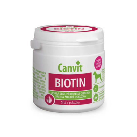 Витамины для собак – Canvit Biotin tablets N 100, 100 г title=