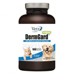 Пищевая добавка для животных – VETRA DERMGARD VEGAN капсулы N180