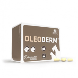 Пищевая добавка для собак и кошек - OPKO Health Europe, Oleoderm, 60 шт.