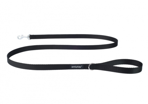 Поводок – AmiPlay Leash Basic L, 150 x 2 cм, черный