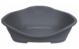 Лежанка для собак – TRIXIE Sleeper Plastic Bed, 88 x 62 см, Dark Grey