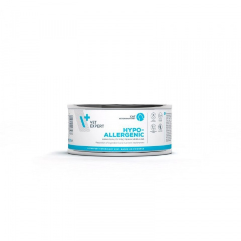 Ветеринарные консервы для кошек – VetExpert 4T VD HYPOALLERGENIC, 100 г title=