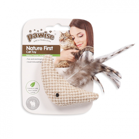 Rotaļlieta kaķiem – Pawise nature first cat toy, 11 x 9 cm title=