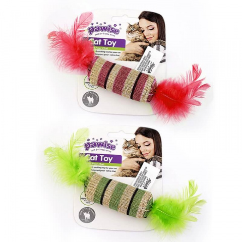 Rotaļlieta kaķiem – Pawise Striped Cat Toy, Candy