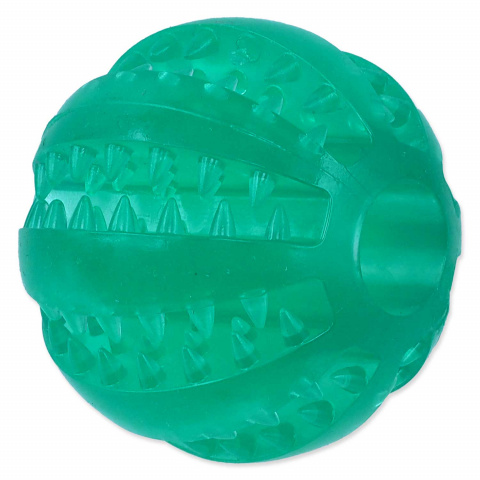 Игрушка для собак - Dog Fantasy, Strong Dental Rubber Ball, Mint, 6 см title=