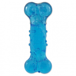 Rotaļlieta suņiem – Dog Fantasy Strong Bone, with bacon scent, blue, 12,5 cm