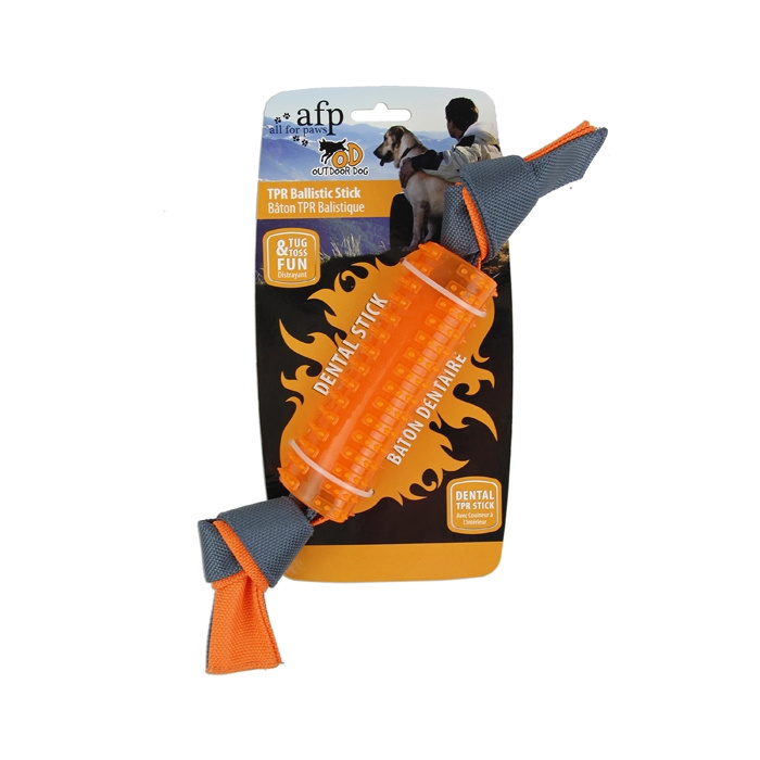 Игрушка для собак – AFP Outdoor Ballistic TPR Stick, Orange/Green Игрушка для собак – AFP Outdoor Ballistic TPR Stick, Orange/Green