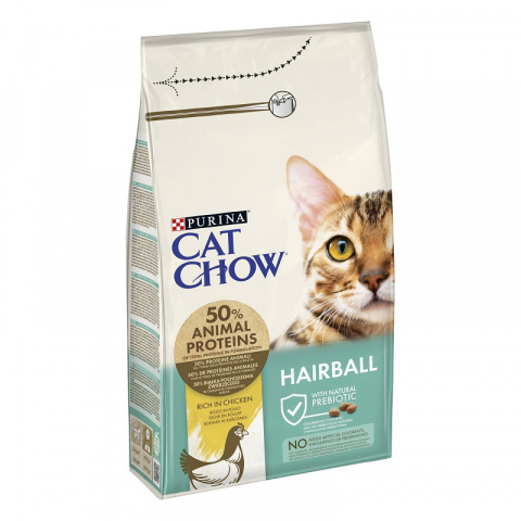 Корм для кошек – Cat Chow Hairball Control, 1,5 кг