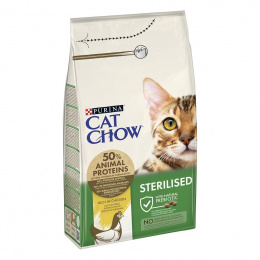 Корм для кошек – Cat Chow Sterilized, 1,5 кг