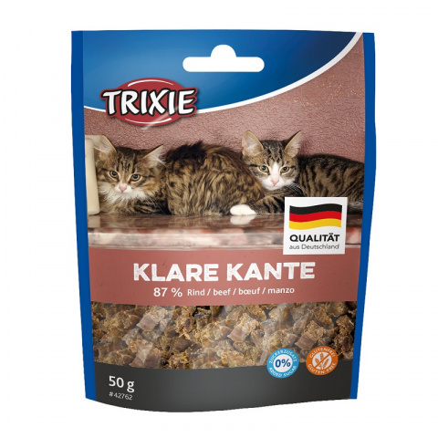 Лакомство для кошек – Trixie, Klare Kante with Beef, 50 г