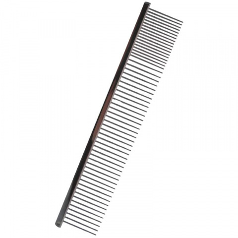 Расческа для собак – Groom Professional BLACK STEEL COMB, 21 см