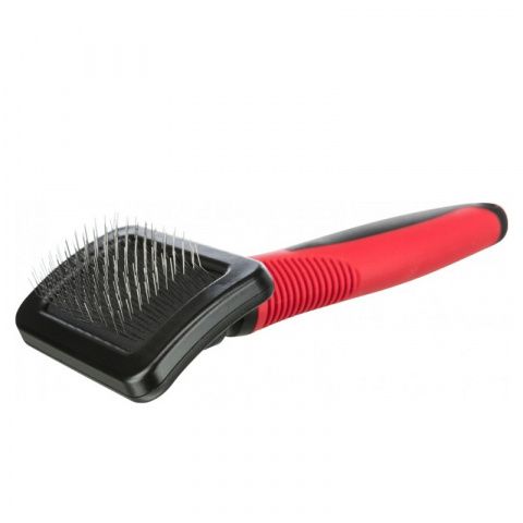 Расческа для собак – Trixie, Soft brush, plastic/metal bristles, 7 × 16 см title=
