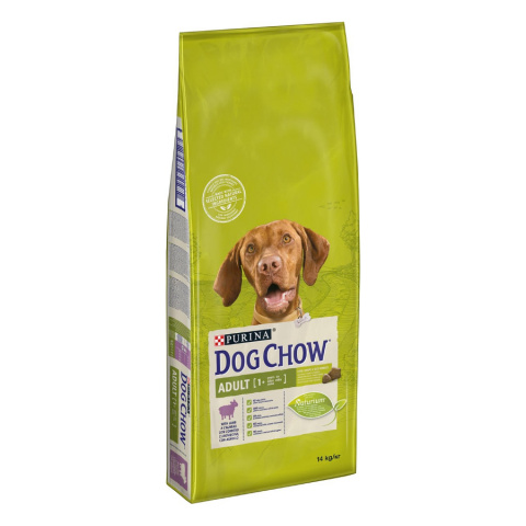 Корм для собак – Dog Chow Adult lamb and rice, 14 кг