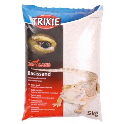 Песок для террариумов – TRIXIE, Basic Sand For Desert Terrariums, white, 5 кг 
