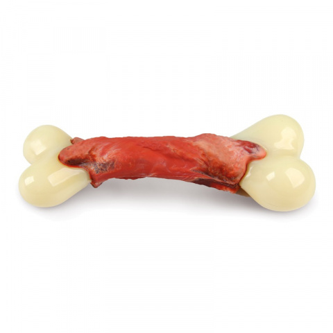 Игрушка для собак – AFP Nylon and Rubber Mix Bone, Bacon Flavor Infused, Large