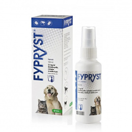 Средство от блох, клещей для кошек и собак – Fypryst spray 2,5 мг/мл, 100 мл, безрецептурный препарат reģ. NR - VA - 072463/3