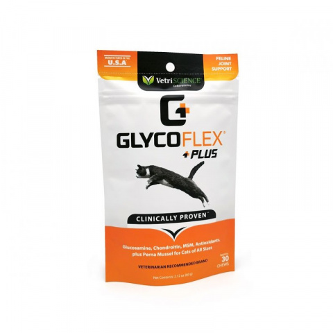 Пищевая добавка для кошек - VetriScience, Glyco Flex Plus cat chews, 30 шт.