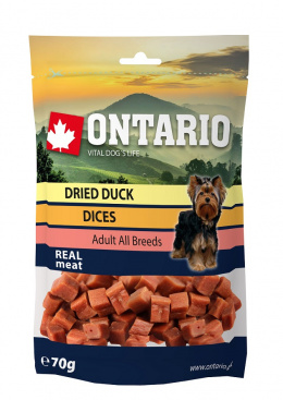 ONTARIO Snack Duck Dice Small dog 70g