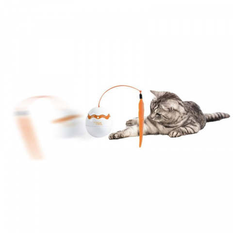 Игрушка для кошек – AFP, Modern Cat Dino Egg Spinner title=