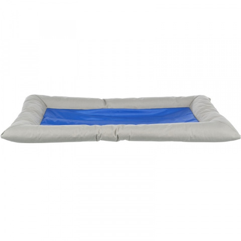 Охлаждающая лежанка для собак – Trixie, Cooling cushion Cool Dreamer, grey/blue, 100 x 65 см title=