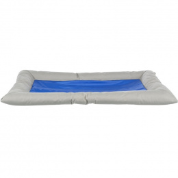 Atvēsinoša guļvieta suņiem – Trixie, Cooling cushion Cool Dreamer, grey/blue, 75 × 50 cm